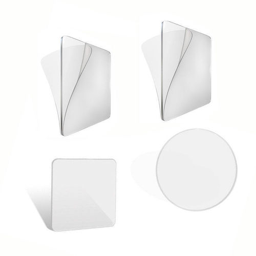 Double-sided wall-mounted strong traceless adhesive patch Velcro punch-free wall hanging adhesive patch transparent double-sided film