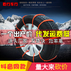 Car anti-skid tie, off-road car tire anti-skid chain, snow and mud emergency escape plastic anti-skid chain factory