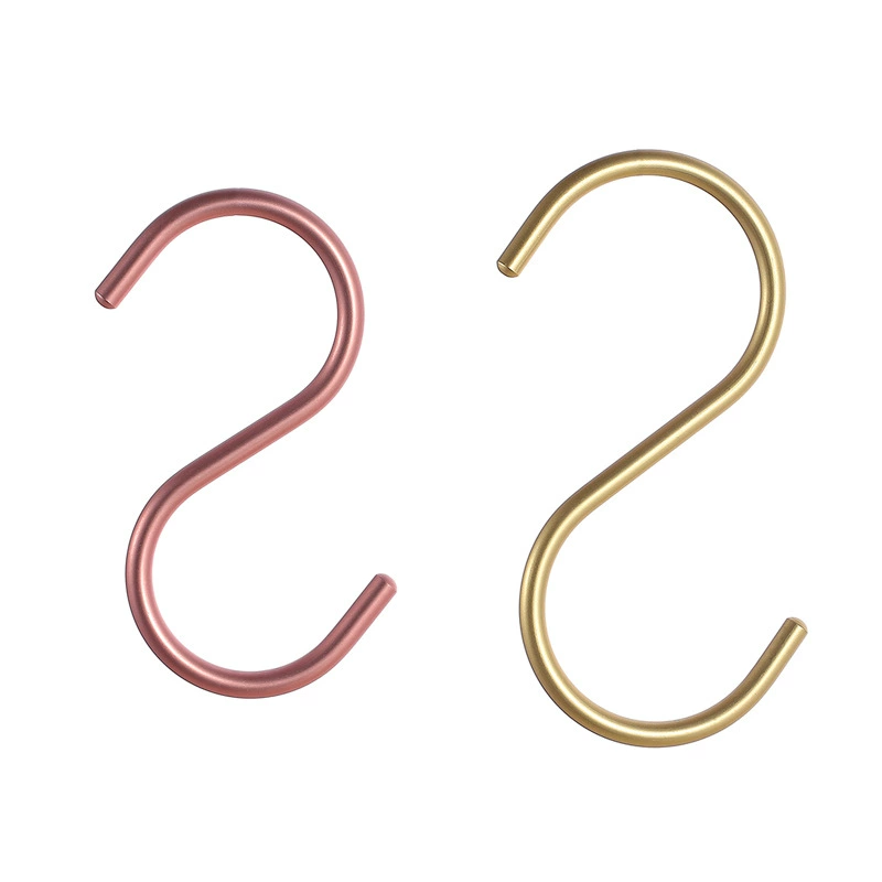 [Алюминиевый S-образный крюк для кухни и ванной многофункциональный S-образный крюк из алюминиево-сплавного материала]