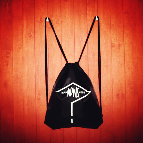 厂家直销束口抽绳袋 MADNESS拉绳束口背包 原宿滑板死飞街舞男女
