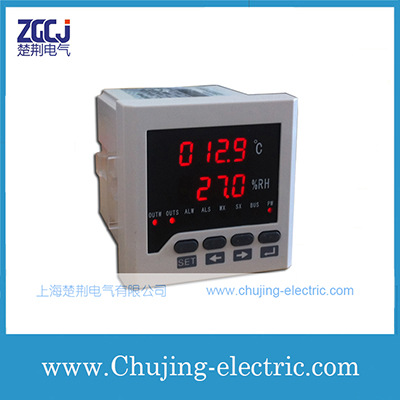 带上下限报警温湿度控制器CJ-302 4路继电器输出温湿度控制器