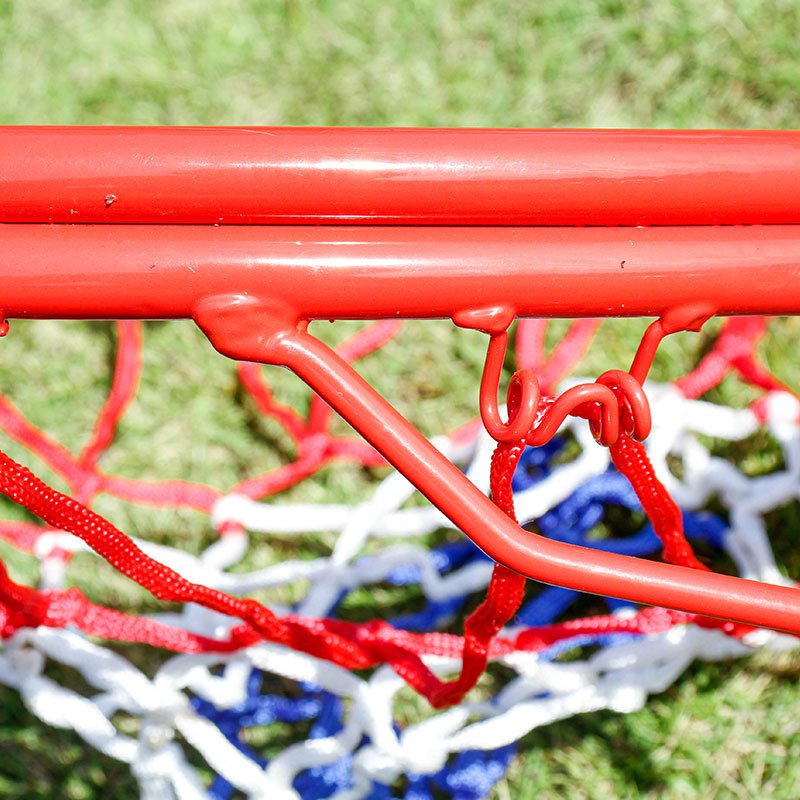Aro de baloncesto doble reforzado con resorte, aro colgante 16mm, uso recreativo o escolar