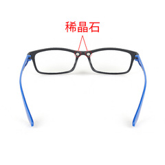 Crystalline Stone Round Spectacles Manufacturer Wholesale New Magnetic Therapy Frame Reading Glasses Anti-Blue Light Full Frame Imported Men