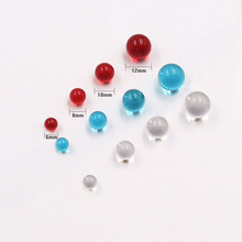 �ֻ�6mm8mm10mm12mm͸����ɫ������ɫ�������޿׶�ͯ��Ϸ����ɢ��