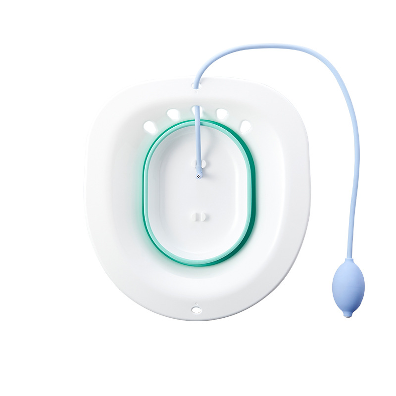 Bañera plegable para uso ginecológico, bañera para el cuidado posparto para mujeres embarazadas, bañera para lavar los glúteos, bañera para baños medicinales, bañera para el cuidado posquirúrgico anal.