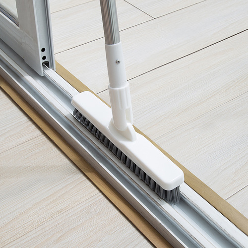 Bathroom floor brush, bathroom brush, hard long handle household toilet brush, cleaning brush, tile gap floor brush