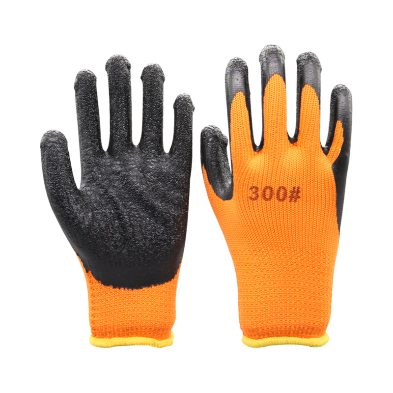 Invierno cálido forrado de lana gruesa Terry arruga plana colgando guantes resistentes al desgaste sumergido invierno anti-congelación guantes de protección laboral al por mayor