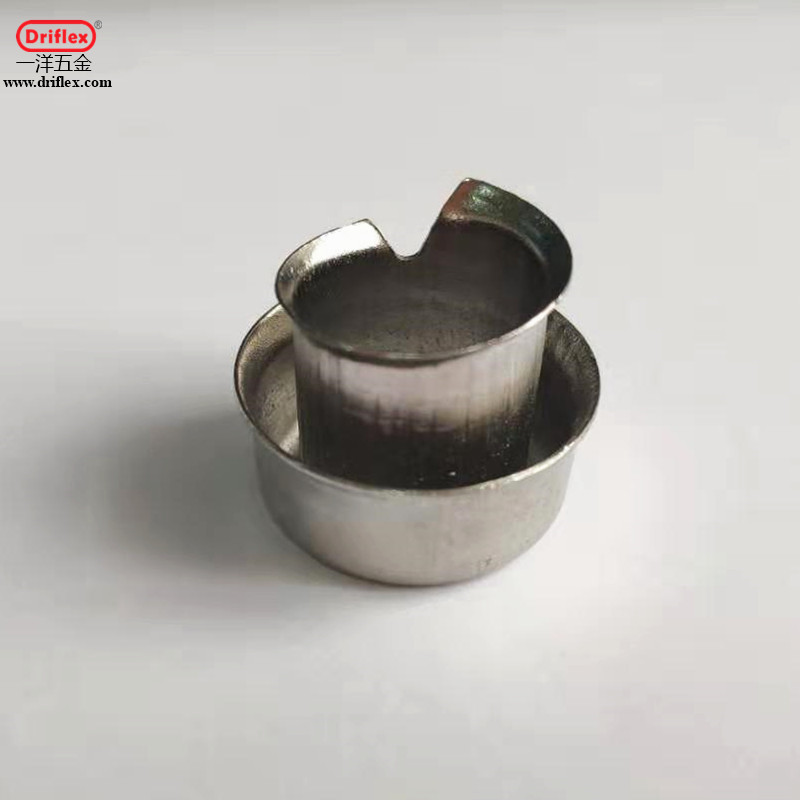 一洋五金供应304不锈钢牙圈豁口金属环配包塑金属软管3/8"~4“