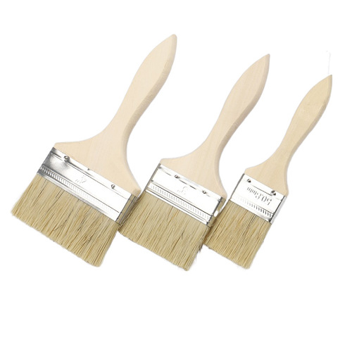 Factory wholesale wooden handle paint brush, imitation boar bristle brush, shipboard industrial brush, barbecue brush, household small brush