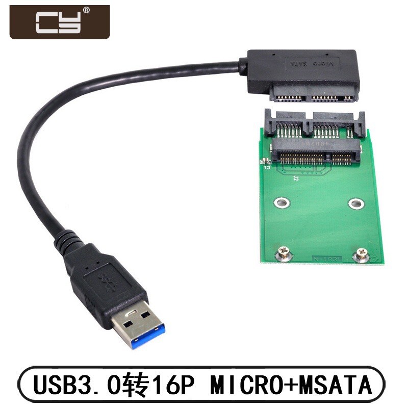 USB 3.0 to MICRO SATA 1.8 "Hard Disk to mTA SSD Adapter U3-068