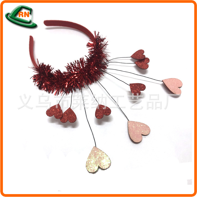 Selena ventas directas de fábrica nuevo Día de San Valentín diadema transfronteriza fiesta boda 9 amor diadema