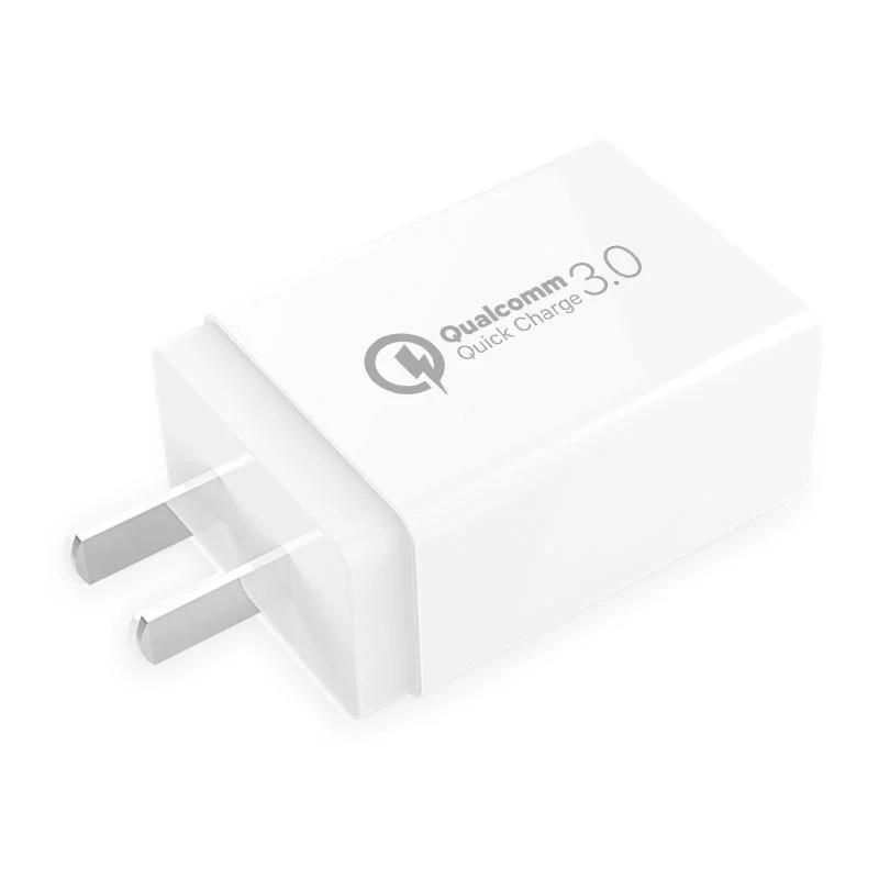 USB-зарядное устройство QC3.0 18W, 5V3A 9V2A 12V1.5A, компактный настенный адаптер