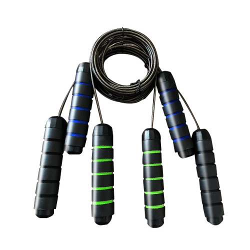 Factory supply steel wire skipping rope adult heavy load steel rope men fitness exercise women sports students high school entrance examination skipping rope