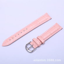 批发现货竹节真皮表带牛皮男女防水汗手表链手表针扣配件一件代发