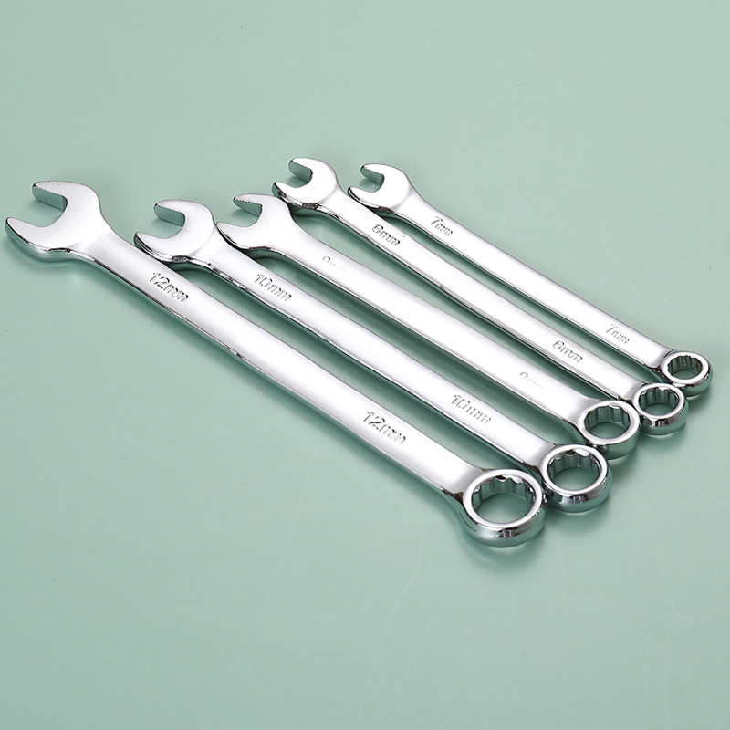 Fábrica al por mayor métrica de doble propósito llave conjunto llave rack de doble propósito de pulido cromado de doble propósito traje de llave
