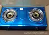 Stainless steel desktop double furnace
