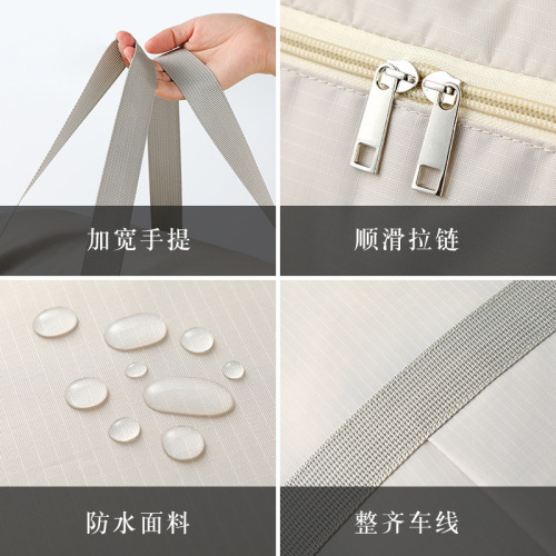 Home Large Moisture-Proof Blanket Storage Bag Organizing Bag Clothes Moving Packing Bag Gadget Cotton Blanket Clothing Luggage Bag