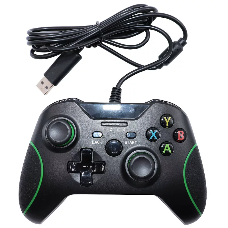 New XBOXONE Wired Powder PC USB Line Game Controller Xbox One Wired handlebladder