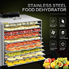 Fruit and vegetable dryer dryer stainless steel dried fruit machine food dehydrator Pet food air dry machine Amazon explosion