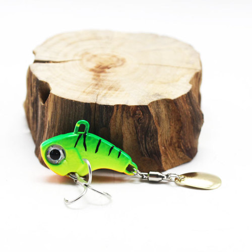 Luya bait metal vib small cyclone rotating vibration VIB sequin iron plate sea fishing freshwater bait outdoor fishing fishing gear