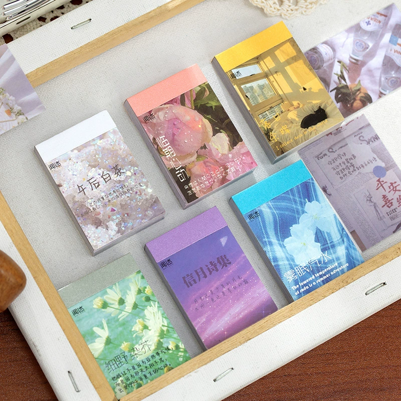 Наклейный набор Inspirations Series — 200/коробка, 800 вариантов, компактный набор 6×4×5 см