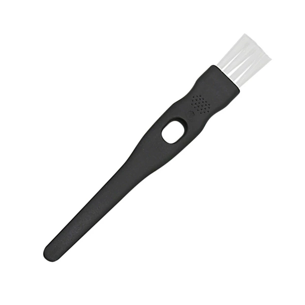 Black handle white hair