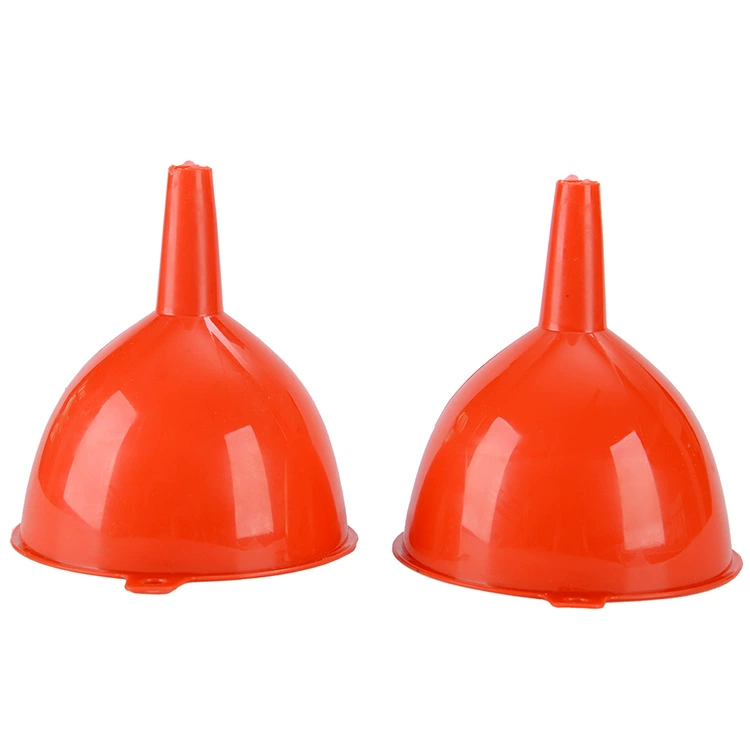 1 yuan store wholesale red plastic funnel spot Spot wine leaky oil leak kitchen, practical helper