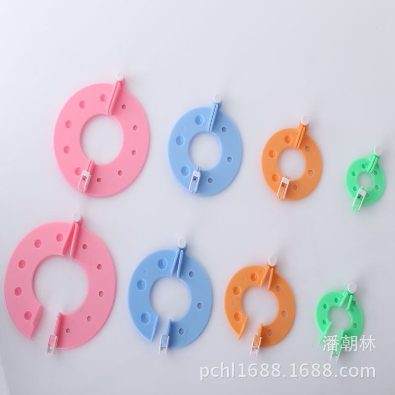 Herramienta de tejido Pompon 4 especificaciones en caja instrucciones en chino e inglés fabricante de bolas