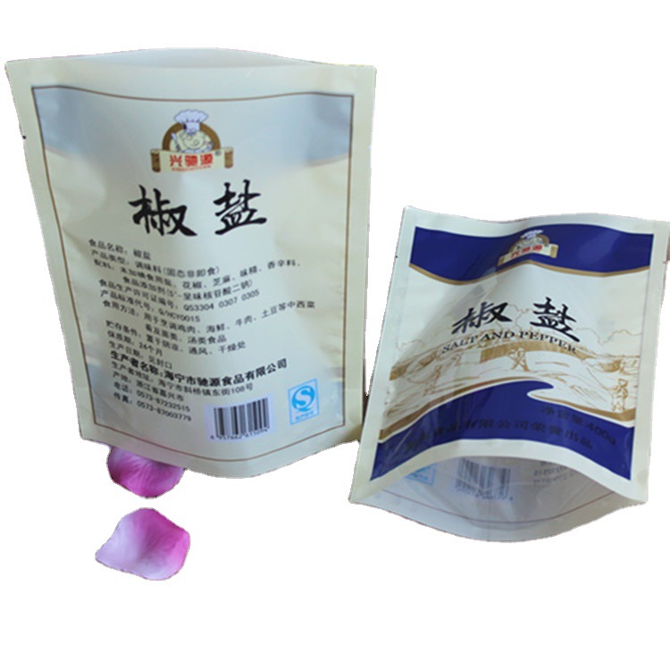 供应好品质胡椒花椒粉五香粉自立包装袋 食品用大料立体复合袋