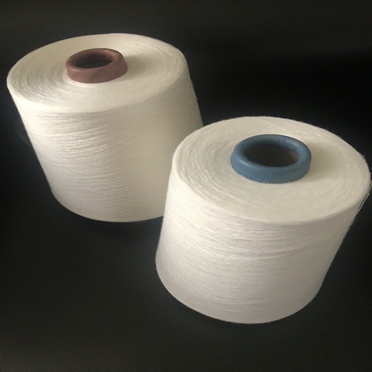 厂家供应 晴粘纱 晴纶粘胶混纺针织纱 32s/1 A50/R50 粘腈纱