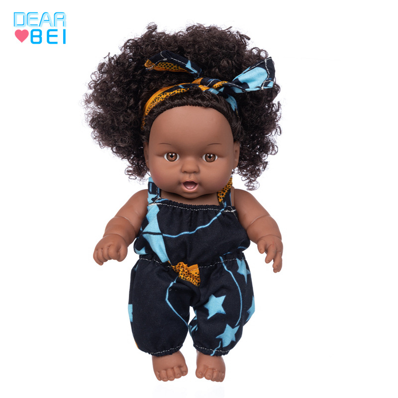 Muñeca de vinilo reborn de 8 pulgadas, estilo tie-dye transfronterizo, para bebé, cómoda, para niña, juguete, venta al por mayor