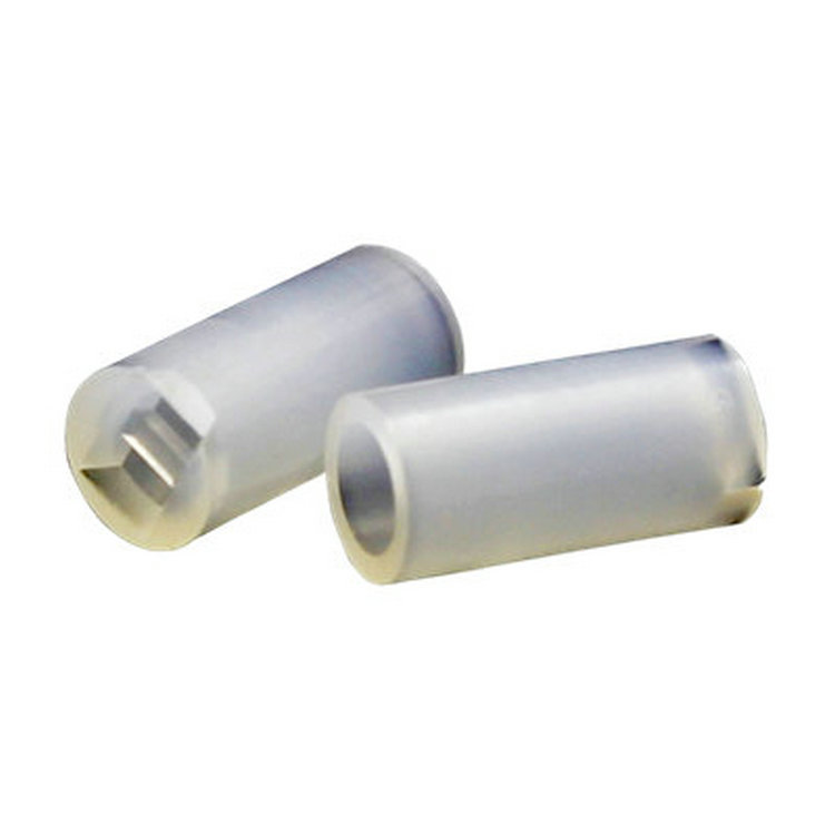 厂家批发LED间隔透明灯柱 隔离灯座塑料绝缘隔离柱 尼龙本色透光