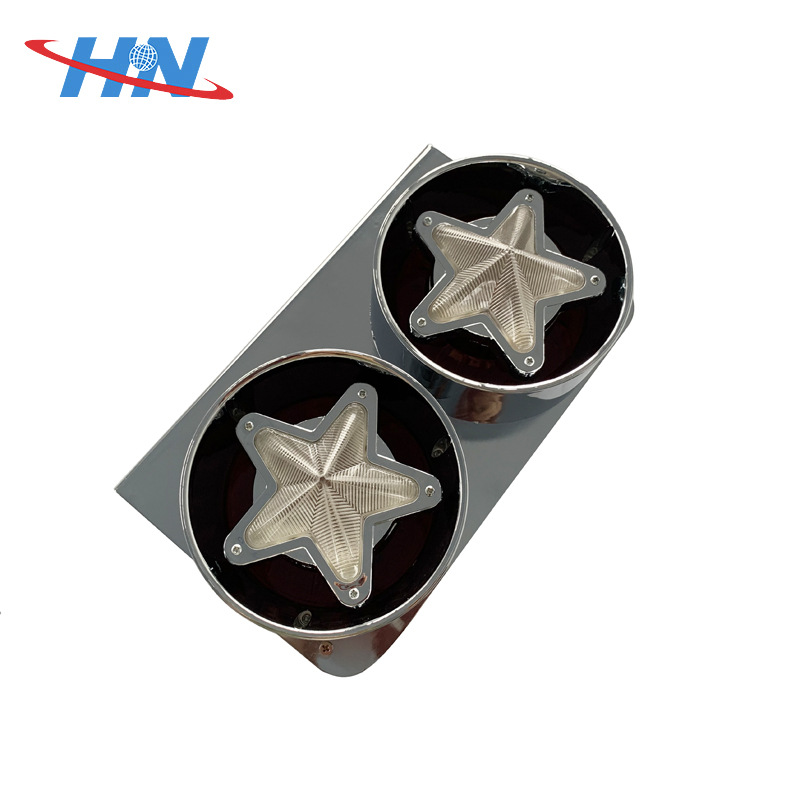 Nuevo tipo de lámpara de doble estrella japonesa de camión bomba de camión remolque luz trasera general