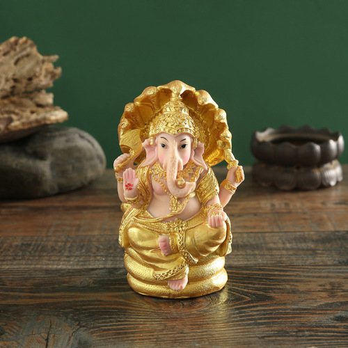 Wholesale of Thai Buddha statue resin crafts, wholesale of Southeast Asian creative entrance hall elephant Buddha ornaments and ornaments