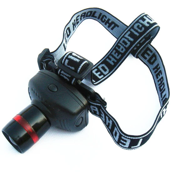 Открытый 3 Вт светодиодный сильный свет Фара Третья передача/телескопический зум Открытый Рыбалка Фара кемпинг свет Прожектор