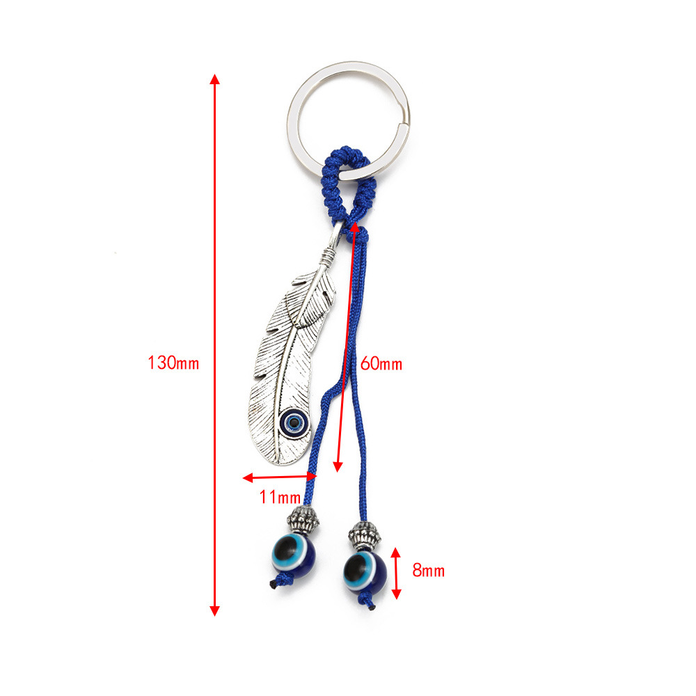 Llavero de tortuga elefante búho ojo del diablo colgante animal transfronterizo al por mayor