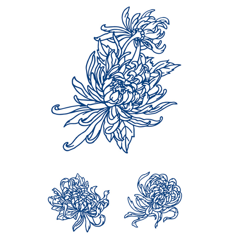 ジュースの紋章はネットの赤い紋章を貼って15日間の現物の卸売りの草本の植物の半永久の刺青のシールを持続します。