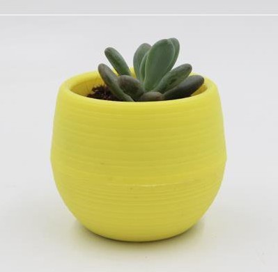Suculentas macetas pequeñas mini piedra bolas macetas arco iris macetas pp resina plástico perezosos macetas fabricantes