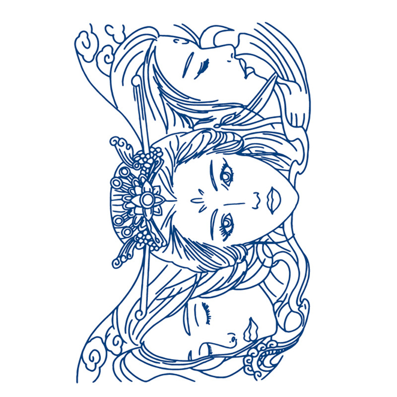 ジュースの紋章はネットの赤い紋章を貼って15日間の現物の卸売りの草本の植物の半永久の刺青のシールを持続します。