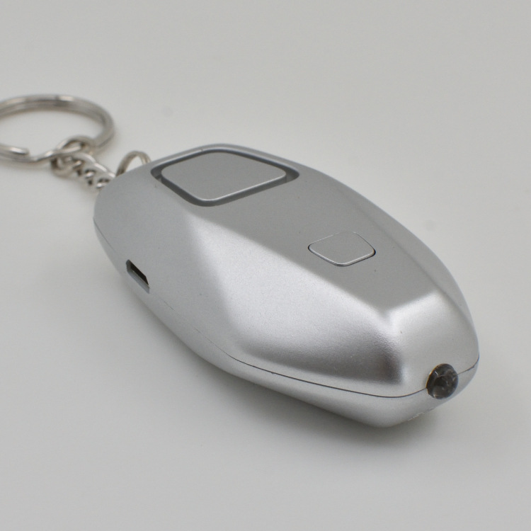 Alarma Personal Anti-robo Recargable con Luz LED para Viajes