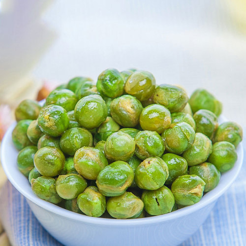 Ganyuan green beans 500g bag original flavor whole box garlic flavor snacks snacks wholesale dropshipping green peas new year goods