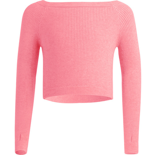 Children's Dance Sweater Gray Gymnastics Suit Girls' Fashion Knitted Outerwear Autumn and Winter Outerwear Shawl Small Coat 