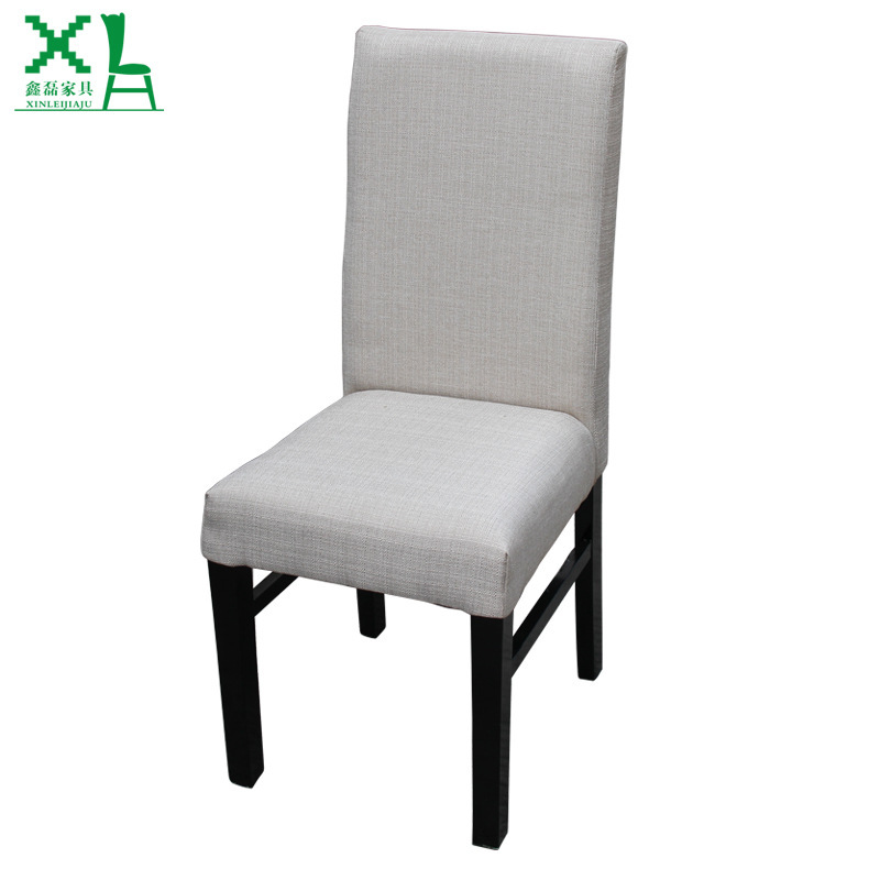 Hotel Restaurant Chair Solid Wood Soft Bag Chair High Backrest Hot Pot Restaurant Dining Chair