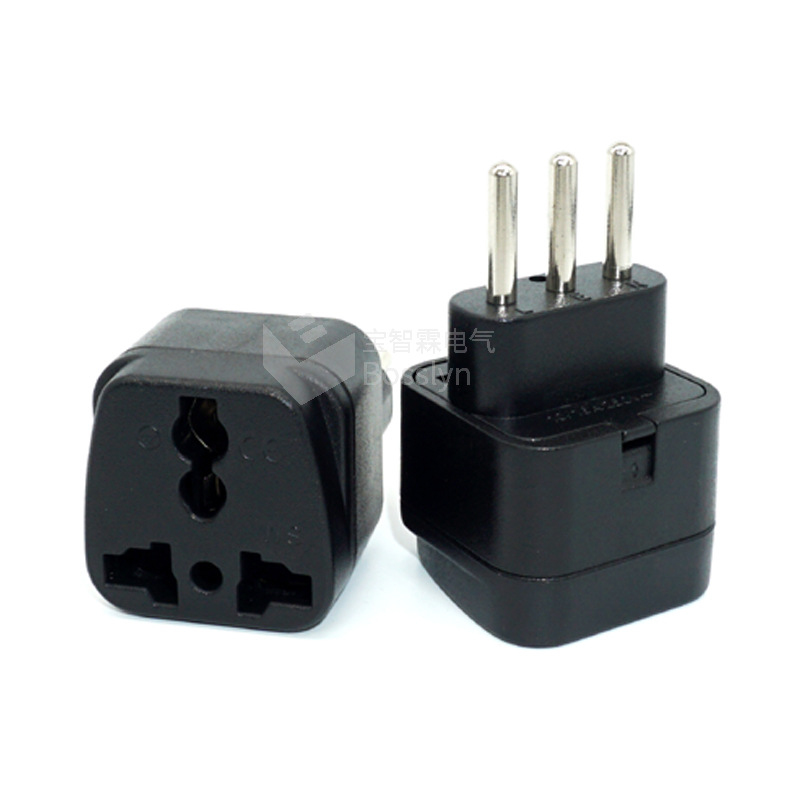 WS-12A出差意大利嵌入式转换插头 乌拉圭智利手机充电电源转换器