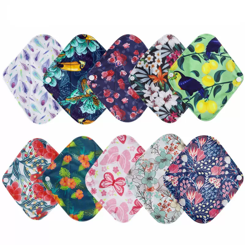 现货直销小号卫生护垫可定竹棉可洗防水卫生巾生理卫生护理垫产妇