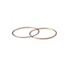 Golden ring, 750 sample gold, Japanese and Korean, simple and elegant design, pink gold, on index finger