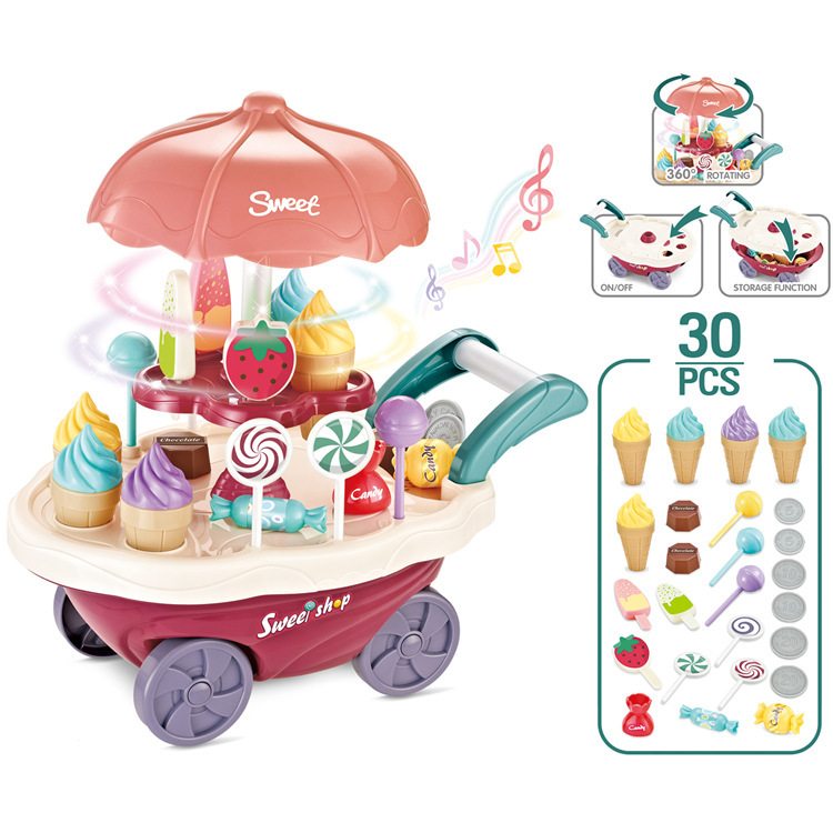 66891 30 piezas pequeño coche de caramelo (rotación de la música ligera) 0,46 kg