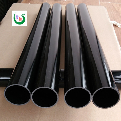 Manufactor supply high quality ROHS High brightness black PVC Rubber hose PVC Pipe