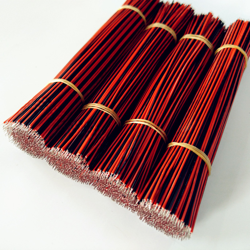 特惠美标电子导线 UL1007 红黑线 26awg红黑排线材 加工剪切直销