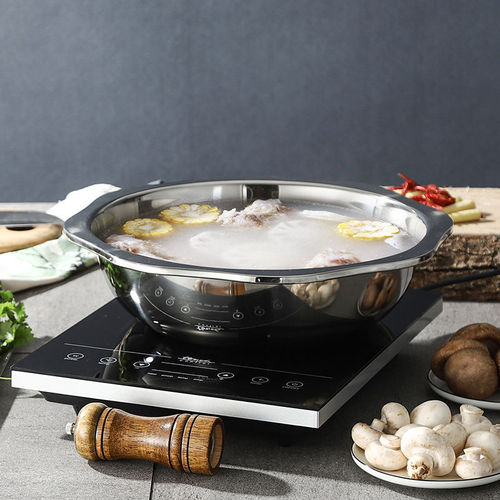 Yuanyang pot stainless steel Yuanyang hot pot basin, sun basin octagonal hot pot, divided two-flavor clear soup pot hot pot